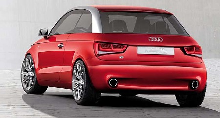 Audi A1 atrás