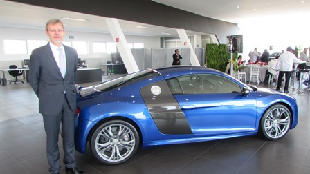 Audi Walther Hanek en R8
