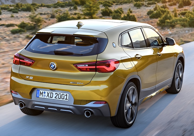  BMW X2 2018.– Dinamismo 2.0 l de 192 bhp y precio de $599,900 desde este  mes – ALVOLANTE.INFO