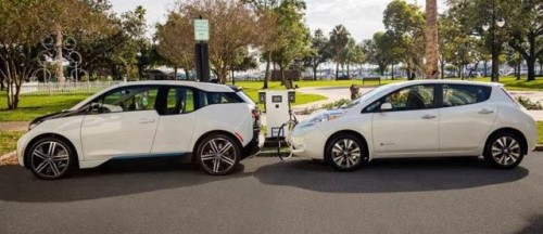BMW y Nissan convenio autos eléctricos Ene 2016