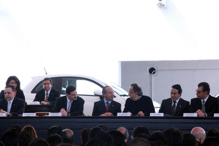 Chrysler FIAT Sergio Marchionne en Toluca con Calderas
