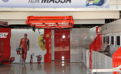 F1 Ferrari área del simulador en Módena