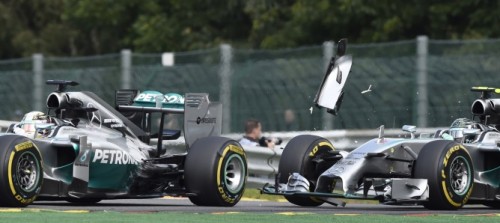 F1 GP Bélgica incidente Hamilton Rosberg
