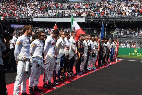 F1 GP Mex Nov 1 Pilotos himno