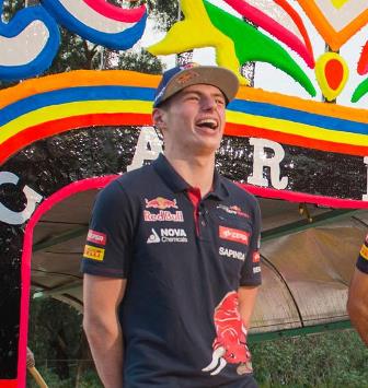 Carlos Sainz, Max Verstappen and Patrick Loliger seen at Xochimilco Lake during a visit to Mexico City previous to the Mexico Gran Prix, in Mexico City on October 27th, 2015.