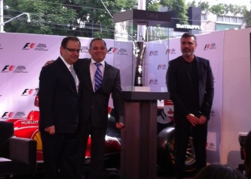 F1 GP Mex entrega trofeo