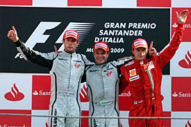 F1 GP Monza uno-dos Barrichello Button