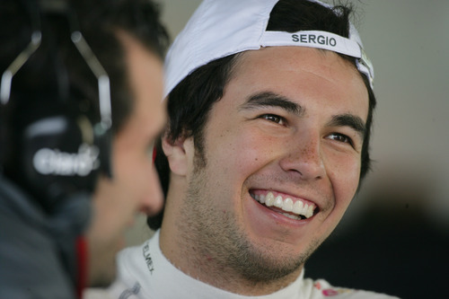 F1 Sergio Pérez en Silverstone