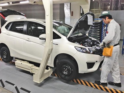 Honda Fit 2014 producción