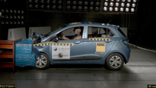 Hyundai Grand i10 2015 prueba de impacto Latin NCAP