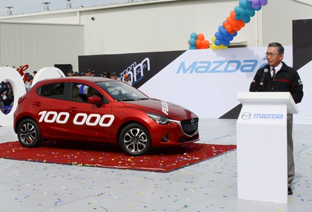 Mazda Salamanca 100 mil unidades