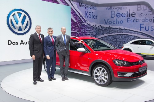 New York International Auto Show 2015 Volkswagen Pressekonferenz