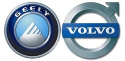 Volvo Geely logos